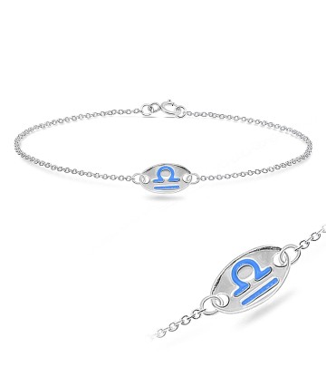 Libra Silver Bracelet BRS-144